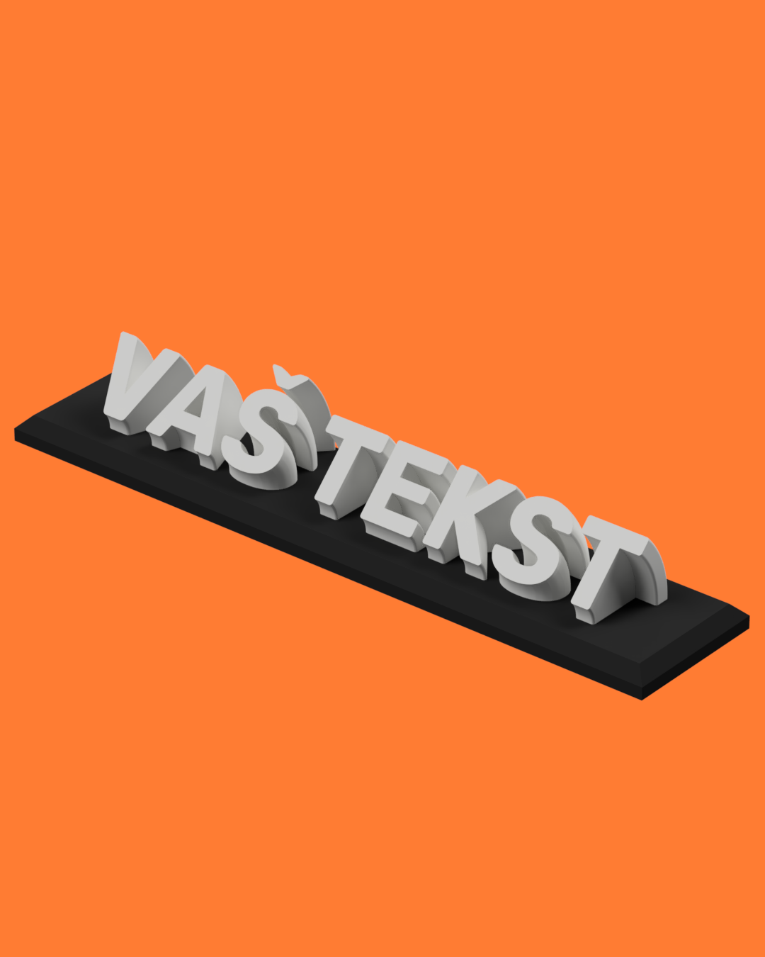 3DPloca1 3D ploča sa tekstom - Image 1