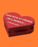 Iritantna srce poklon kutija po meri - Image 2