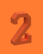 Broj 2 - 3D Slova, Brojevi i Simboli